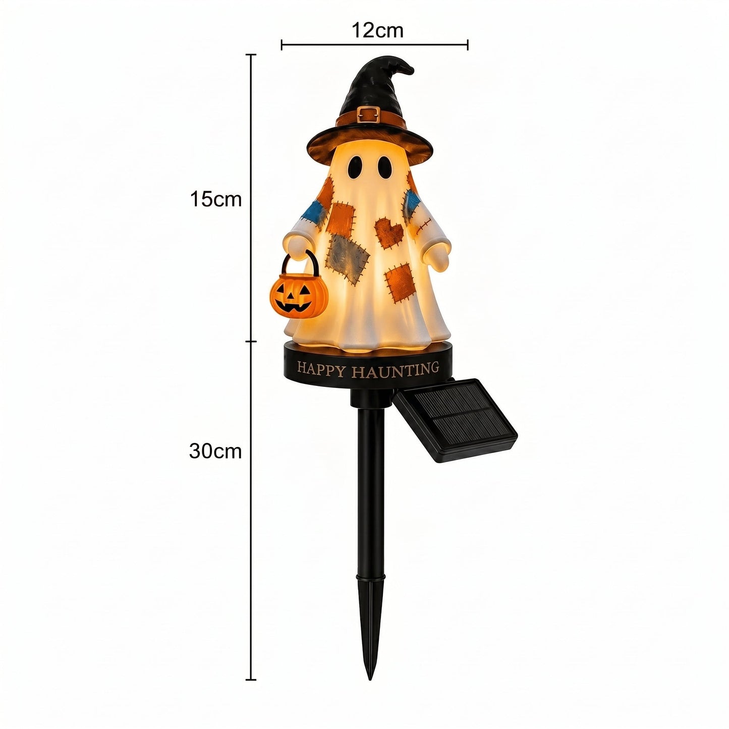 👻Personalized Solar Ghost Garden Stake Light – A Seasonal Glow for Your Garden