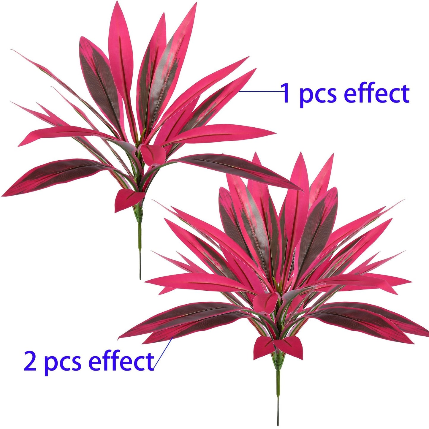 🏆Flash Sale⚡ 50K+ SOLD! Large Artificial Boston Fern & Dragon's Blood Tree Plants 🌼