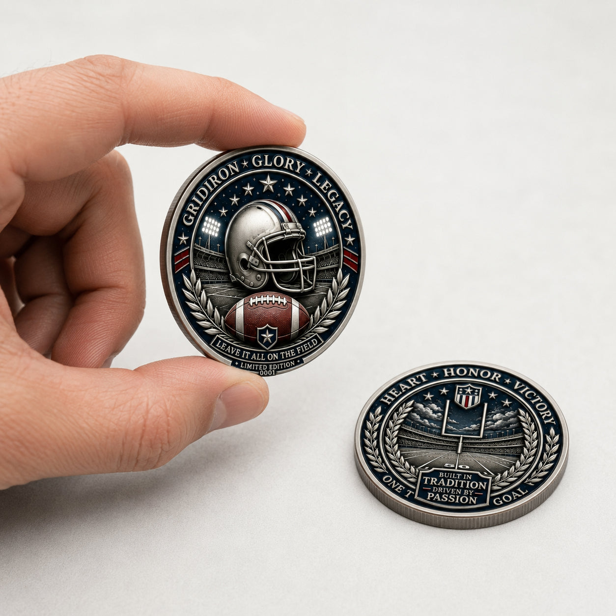 🔥Last Day 50% OFF🔥Own the Spirit of the Gridiron — A Collector Coin Made for True American Football Fans