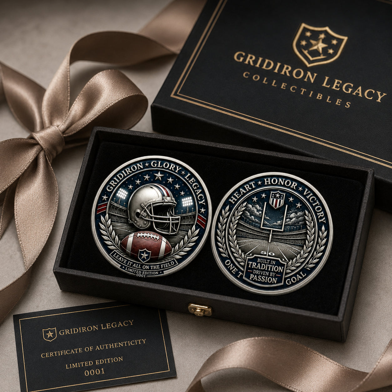🔥Last Day 50% OFF🔥Own the Spirit of the Gridiron — A Collector Coin Made for True American Football Fans