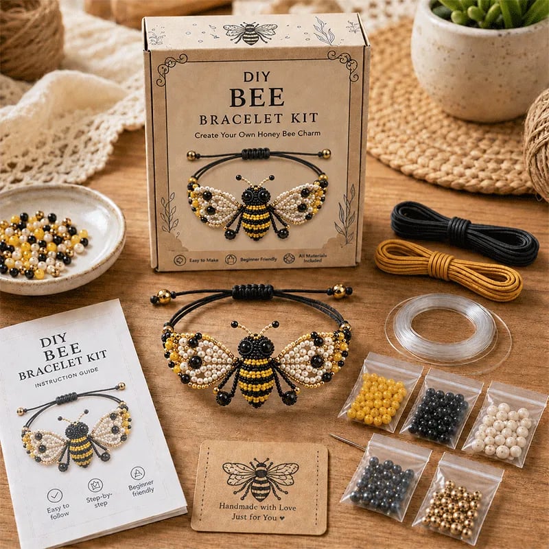 🔥🐙DIY Beaded Bracelet Making Kit