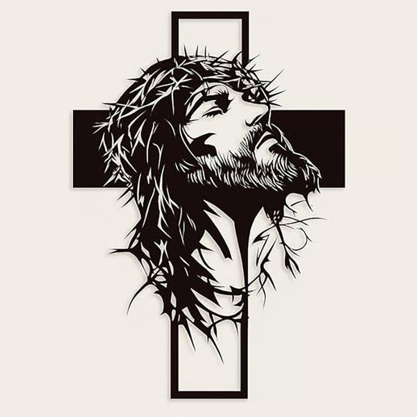 ✝️Modern metal wall cross | JESUMET
