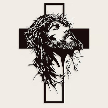✝️Modern metal wall cross | JESUMET