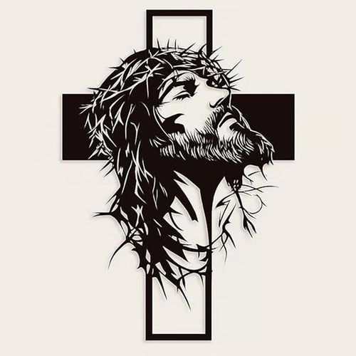 ✝️Modern metal wall cross | JESUMET