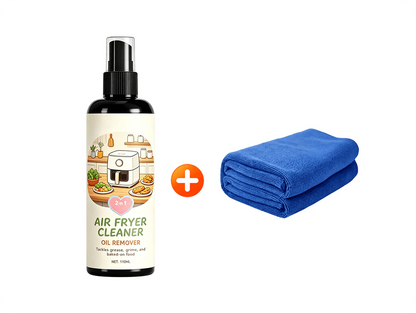 2-in-1 air fryer cleaner and degreaser spray