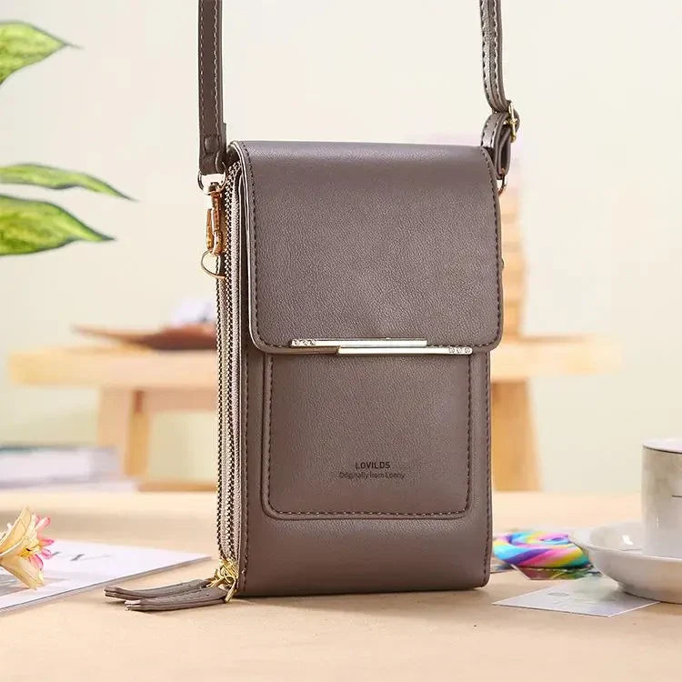 🔥Final 3 Hours: 60% OFF 2026 Trendy Minimalist Elegant Women's Touchscreen Crossbody Phone Wallet