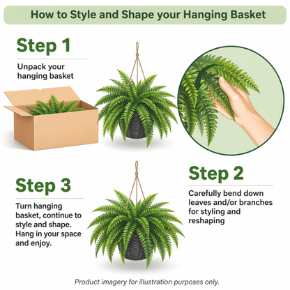 🔥 Last Day 50% OFF 🌱 UV-Resistant Lifelike Artificial Boston Fern