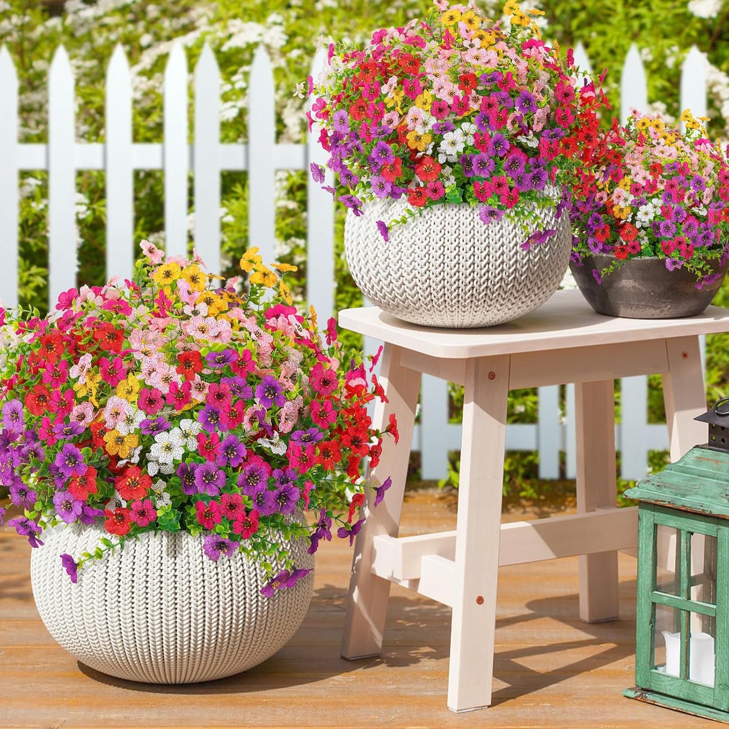 💥Only $3.98Last Day Promotion!🌺UV Resistant Colorful Artificial Flower
