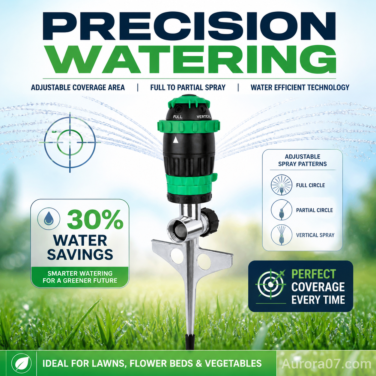 🎁 Hot Sale 49% OFF 🔥Stainless Steel Rotary Irrigation Tripod Telescopic Support Sprinkler