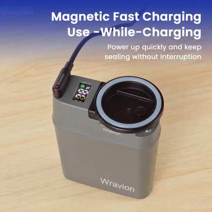 Wravion® VersaPump: Waterproof High-Power Vacuum Sealer with Aeration System