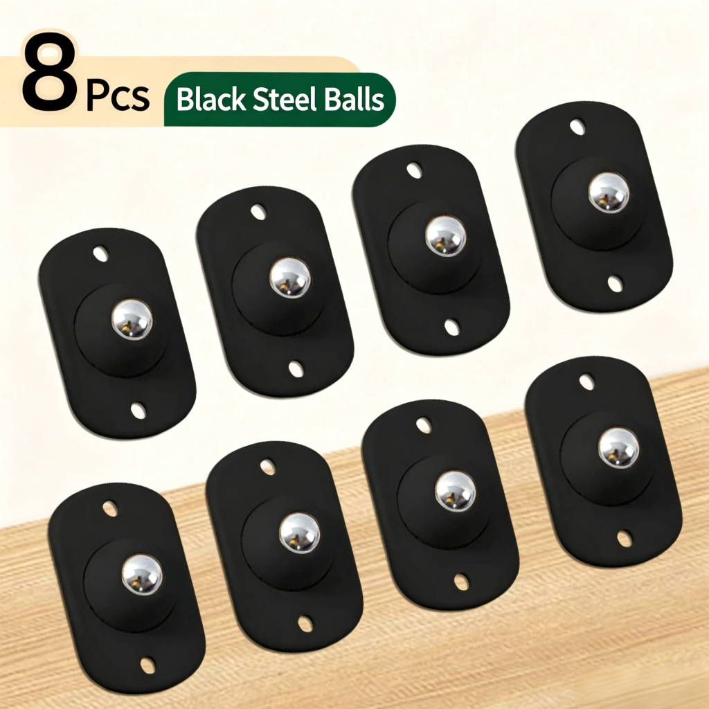 🔄 360 Degree Rotation Self Adhesive Mini Caster Wheels