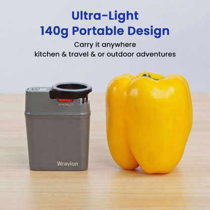 Wravion® VersaPump: Waterproof High-Power Vacuum Sealer with Aeration System