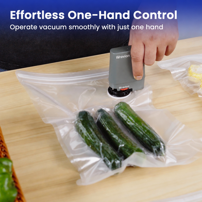 Wravion® VersaPump: Waterproof High-Power Vacuum Sealer with Aeration System
