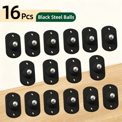 🔄 360 Degree Rotation Self Adhesive Mini Caster Wheels