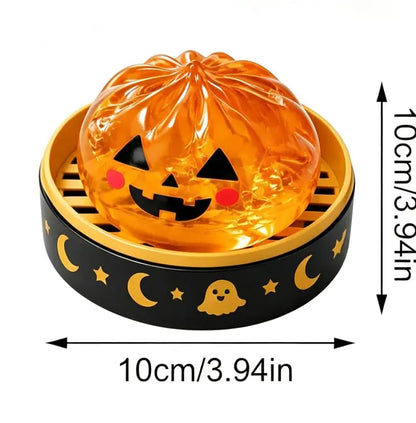 🎃 Halloween Mystery Dumpling Squishy Set – 6PCS Glitter Ghost Fidget Toys for Stress Relief & Holiday Fun