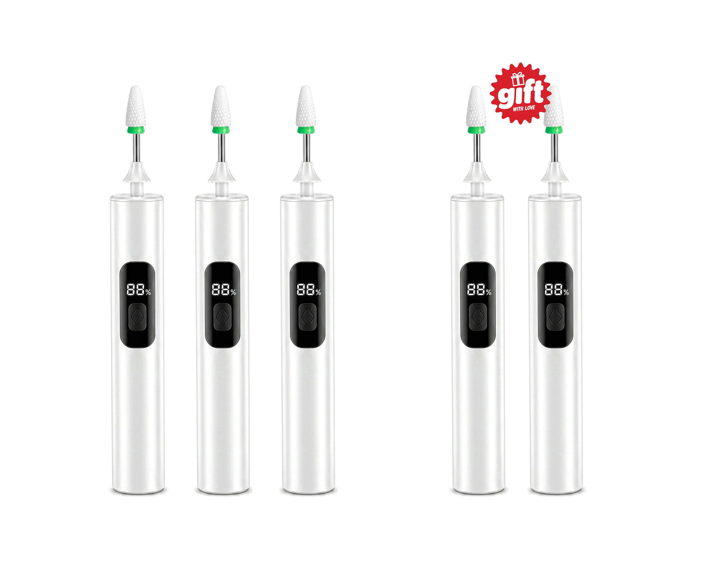 🥳2026 HOT SALE🥳💞50K+ SOLD!💅✨ 50% OFF! Professional Electric Nail Polisher – Smooths thick nails, 99-speed display. Multiple heads for shaping & buffing. Salon at home! 🌟💎