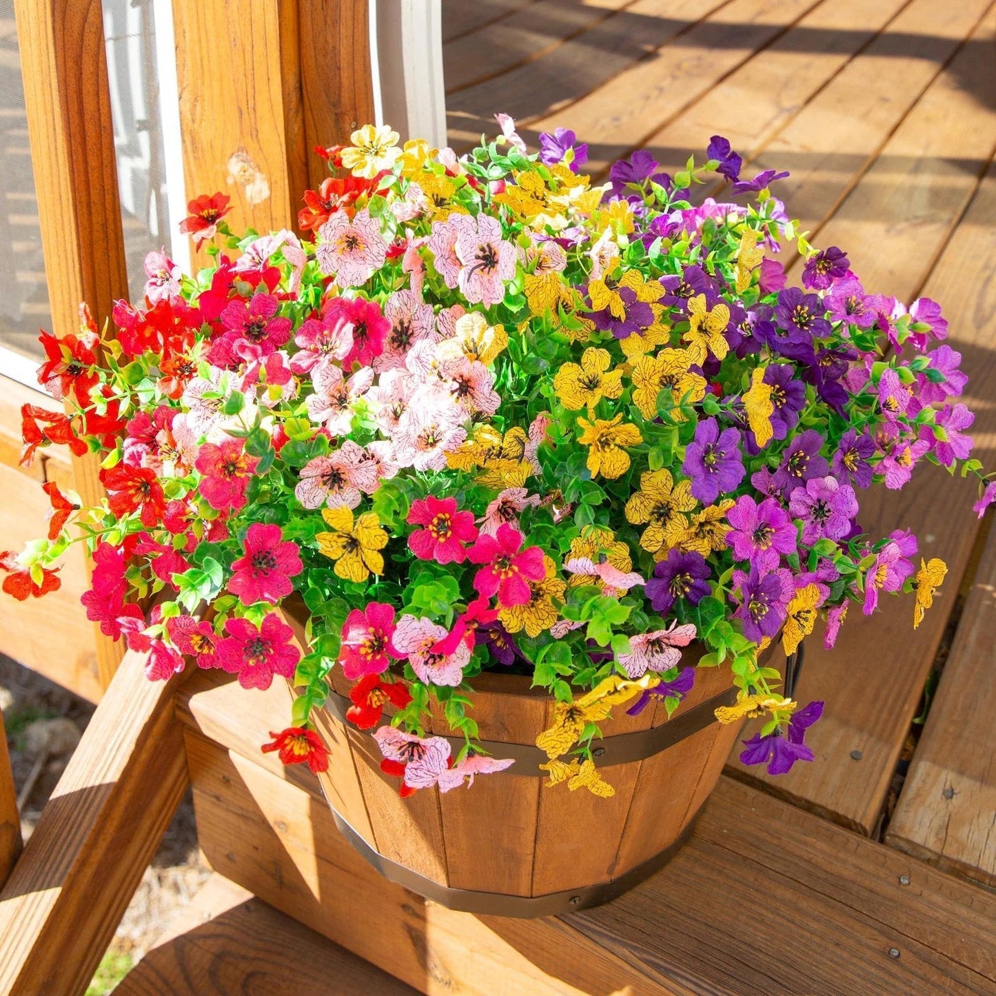 💥Only $3.98Last Day Promotion!🌺UV Resistant Colorful Artificial Flower