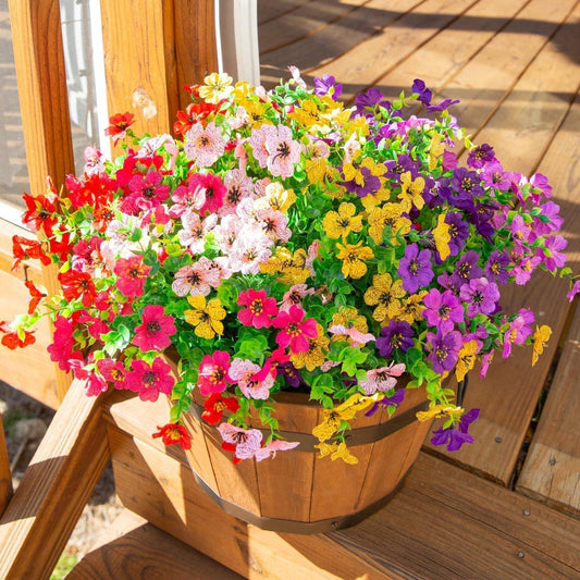 💥Only $3.98Last Day Promotion!🌺UV Resistant Colorful Artificial Flower
