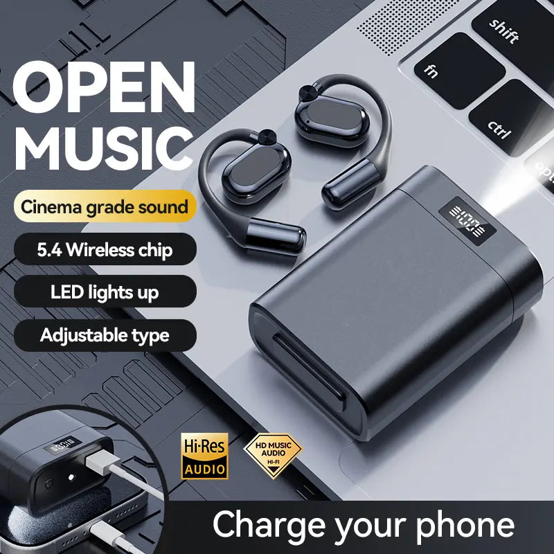 Bluetooth Earbuds with Smartphone Charging Support 45 Hours Playtime Hifi Bass ENC Noise Cancelling Bluetooth 6.0 Sport Design