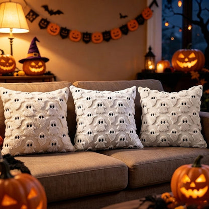 3Pcs Halloween Pillow Covers 18x18 inch Halloween Decor