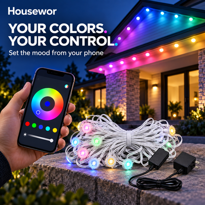 🎁Early Christmas Sale 50% OFF🔥Smart RGB Outdoor Lights Strings