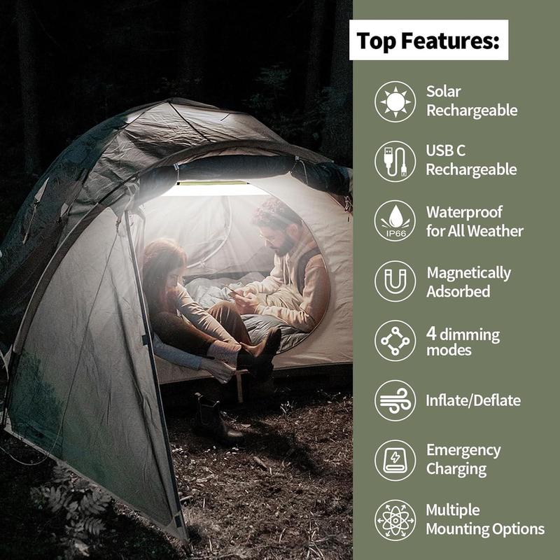 Portable Inflatable and Foldable Solar Light