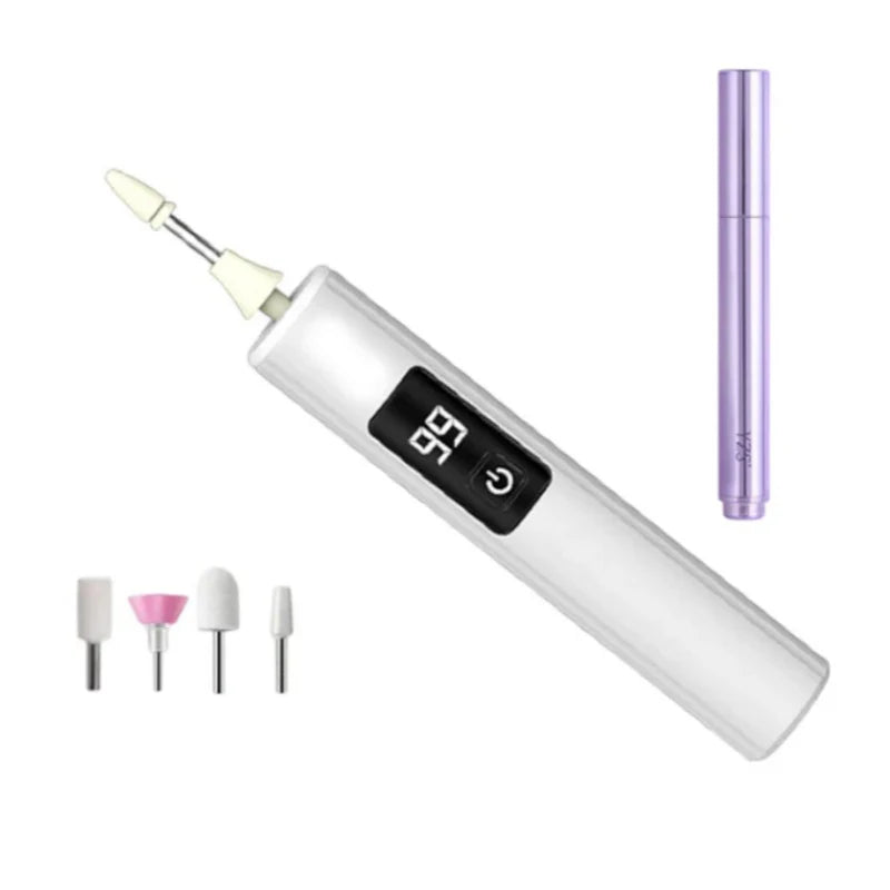 🥳2026 HOT SALE🥳💞50K+ SOLD!💅✨ 50% OFF! Professional Electric Nail Polisher – Smooths thick nails, 99-speed display. Multiple heads for shaping & buffing. Salon at home! 🌟💎