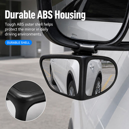 🚗 360° Blind Spot Wide-Angle Rearview Mirror