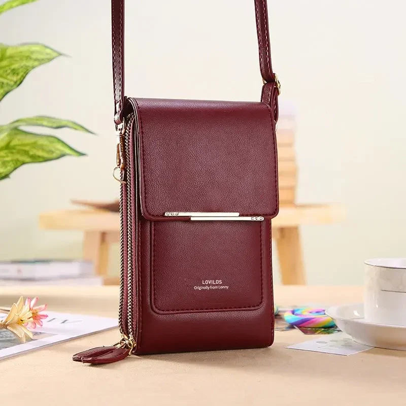 🔥Final 3 Hours: 60% OFF 2026 Trendy Minimalist Elegant Women's Touchscreen Crossbody Phone Wallet