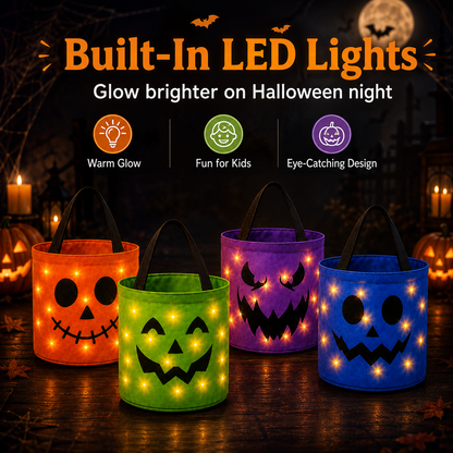 🎃 Wravion™ LED Halloween Candy Bucket