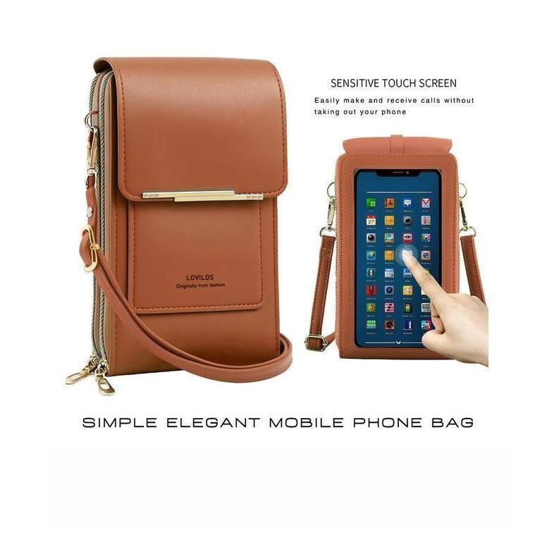 🔥Final 3 Hours: 60% OFF 2026 Trendy Minimalist Elegant Women's Touchscreen Crossbody Phone Wallet