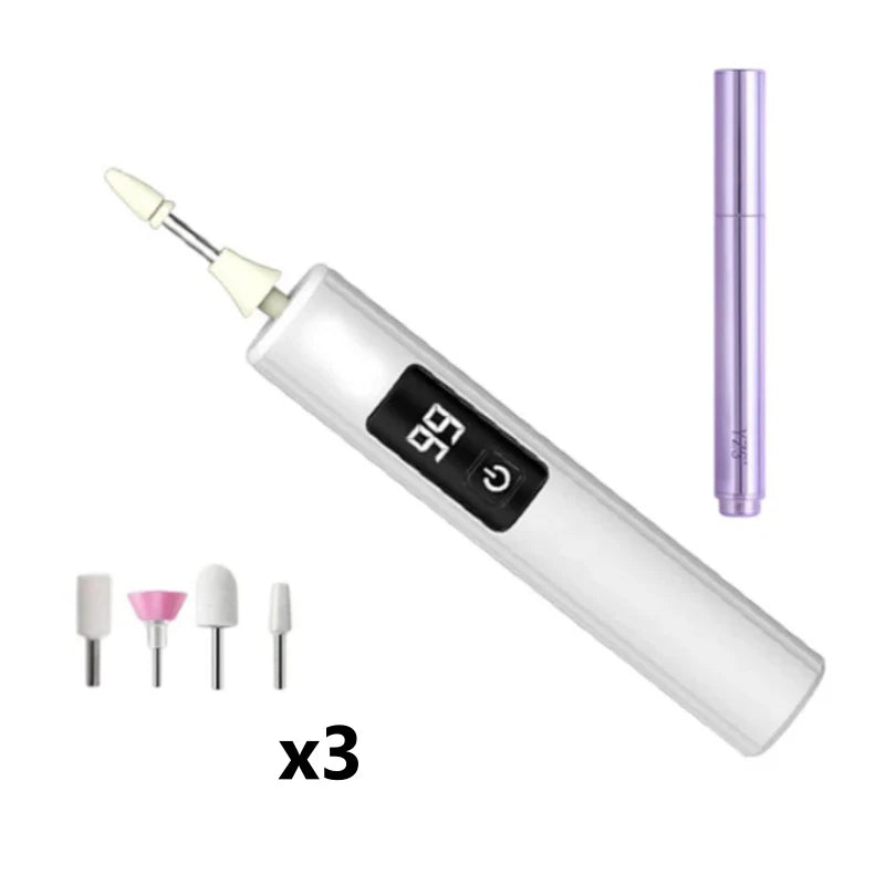 🥳2026 HOT SALE🥳💞50K+ SOLD!💅✨ 50% OFF! Professional Electric Nail Polisher – Smooths thick nails, 99-speed display. Multiple heads for shaping & buffing. Salon at home! 🌟💎