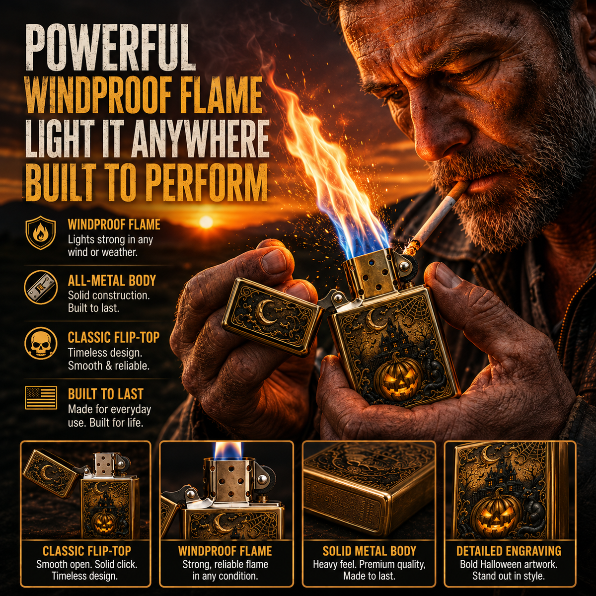 ⚡️Last Day 49% OFF - 🎃 2026 Limited Edition Halloween Lighter（BUY 2 FREE SHIPPING）