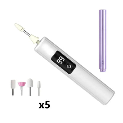 🥳2026 HOT SALE🥳💞50K+ SOLD!💅✨ 50% OFF! Professional Electric Nail Polisher – Smooths thick nails, 99-speed display. Multiple heads for shaping & buffing. Salon at home! 🌟💎