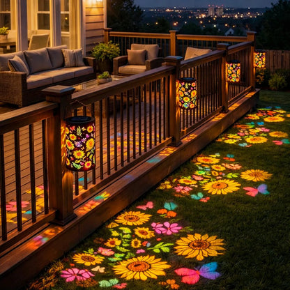 💖🎁2026 Mother's Day Gifts 49% Off-Glowing Colorful Sunflower Solar Garden Lantern