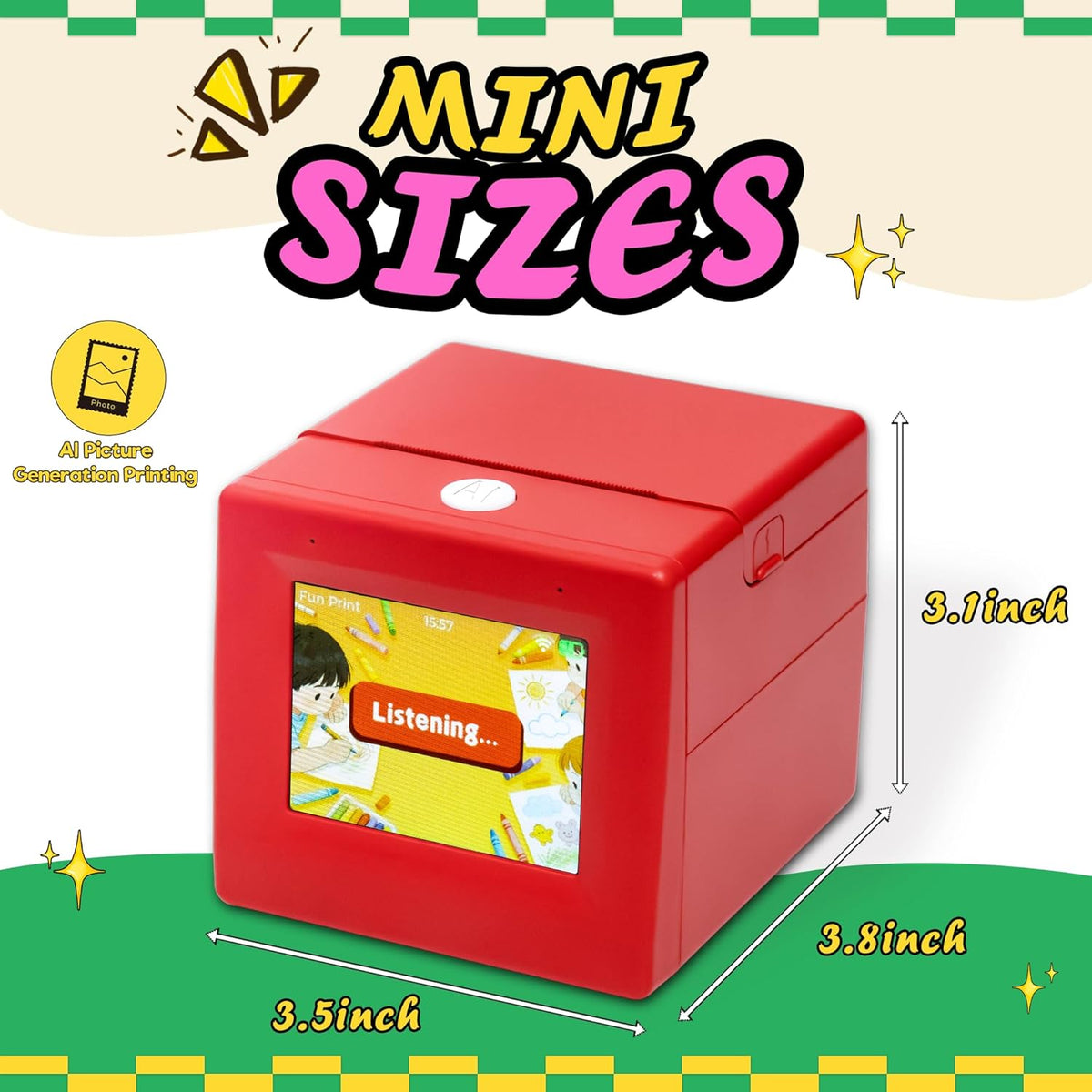 Smart AI Voice Sticker Printer for Kids