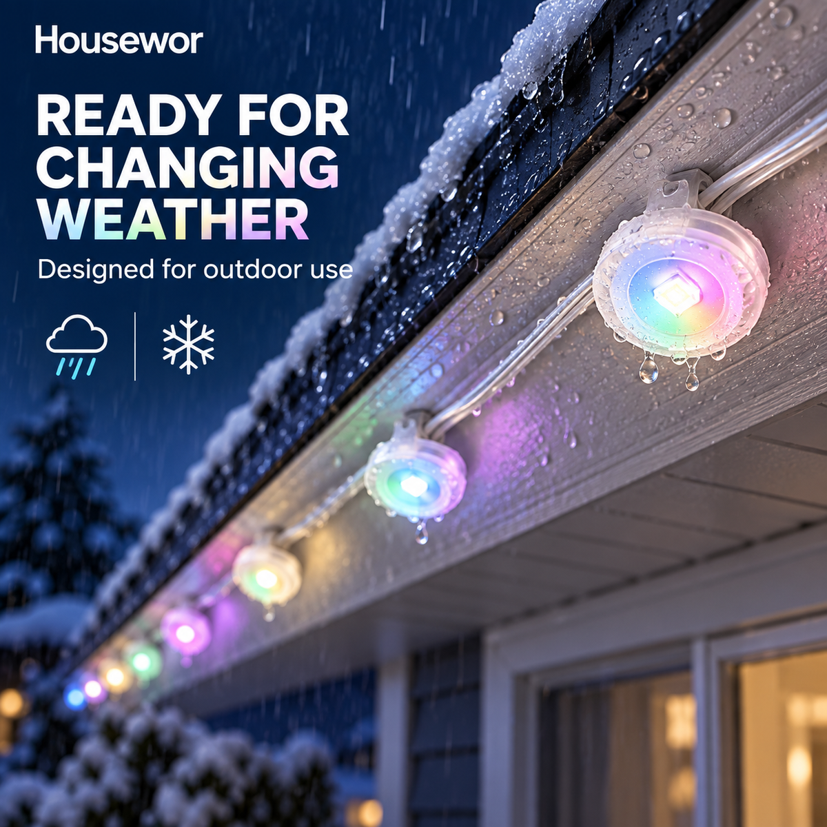 🎁Early Christmas Sale 50% OFF🔥Smart RGB Outdoor Lights Strings