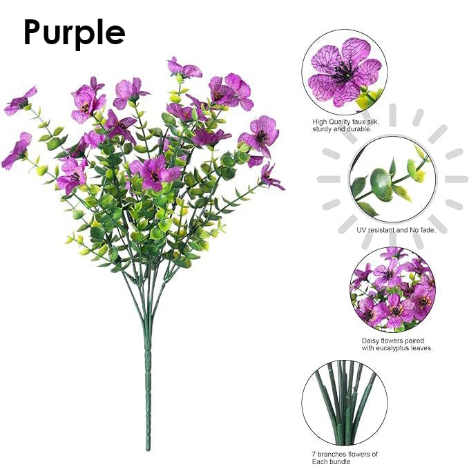 💥Only $3.98Last Day Promotion!🌺UV Resistant Colorful Artificial Flower