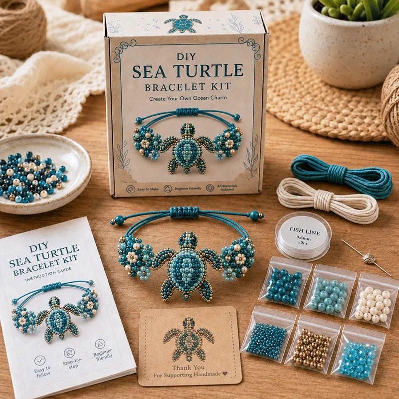 🔥🐙DIY Beaded Bracelet Making Kit