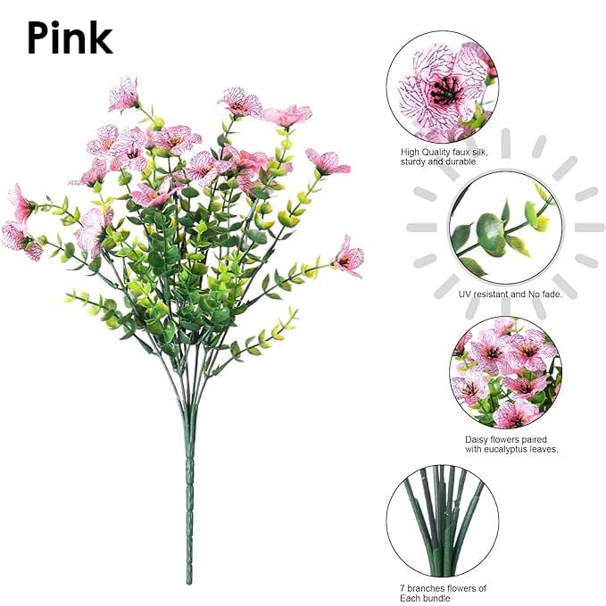 💥Only $3.98Last Day Promotion!🌺UV Resistant Colorful Artificial Flower