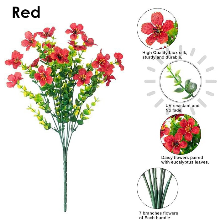 💥Only $3.98Last Day Promotion!🌺UV Resistant Colorful Artificial Flower