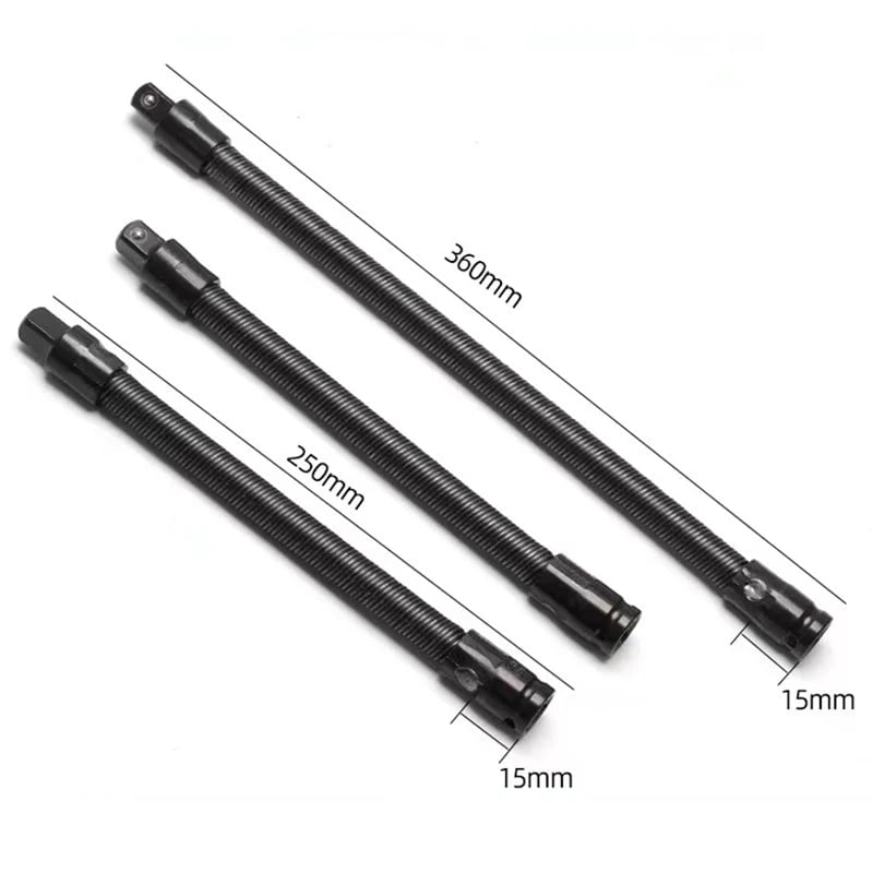 🚗HOT SALE -48% OFF🔥 🔧🌀 1/2" Flexible Socket Extension Bar! Conquer Tight Spaces in Seconds🔩🚗