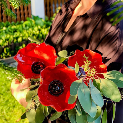 🔥🔥🔥2026 Mother's Day Gifts 60% Off--🎁Handmade Metal Flower Garden Stake🐦