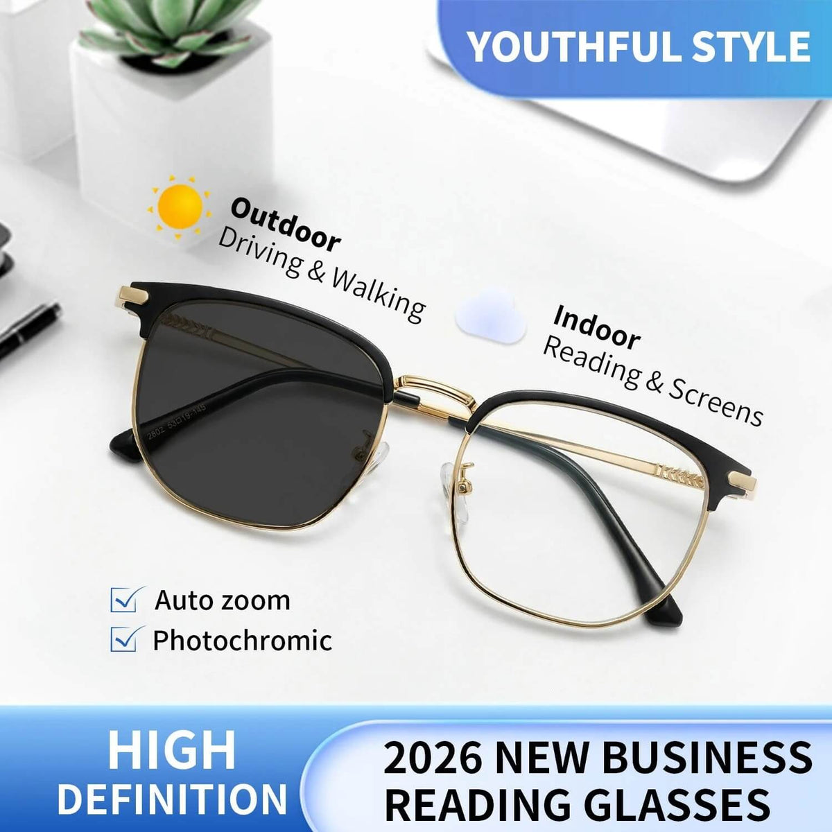 German Tech Wonder! Super Comfortable Progressive Readers (+1.0~+7.0)