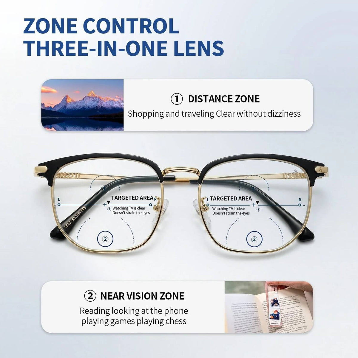 German Tech Wonder! Super Comfortable Progressive Readers (+1.0~+7.0)
