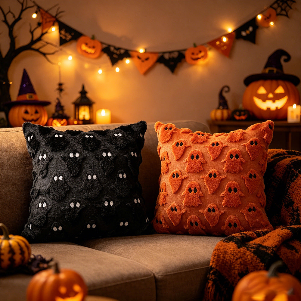 3Pcs Halloween Pillow Covers 18x18 inch Halloween Decor