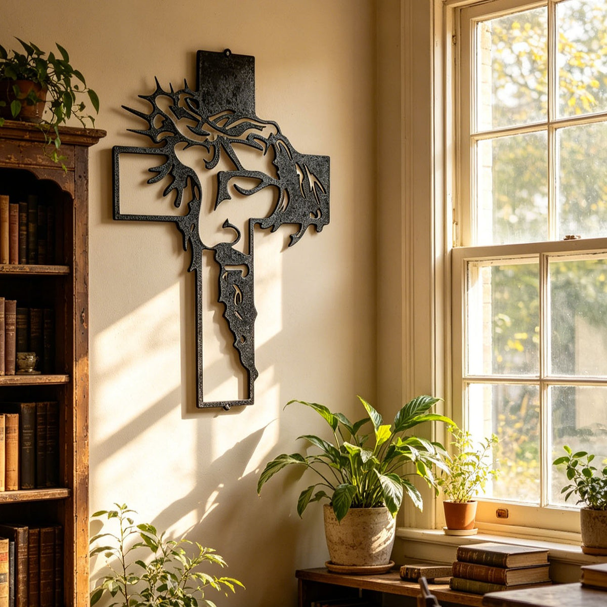✝️Modern metal wall cross | JESUMET
