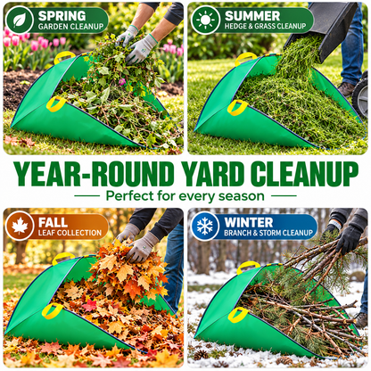 TopSpire® Jumbo Collapsible Yard Leaf Raking Bag 🍂✨