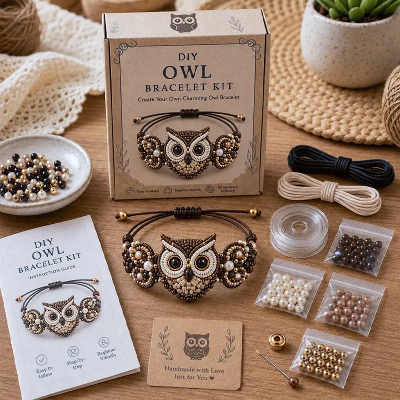 🔥🐙DIY Beaded Bracelet Making Kit