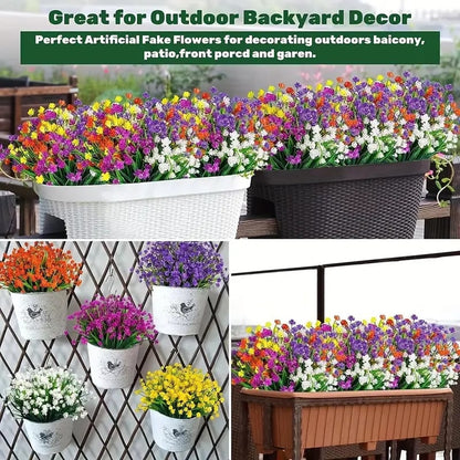 💥Only $3.98Last Day Promotion!🌺UV Resistant Colorful Artificial Flower